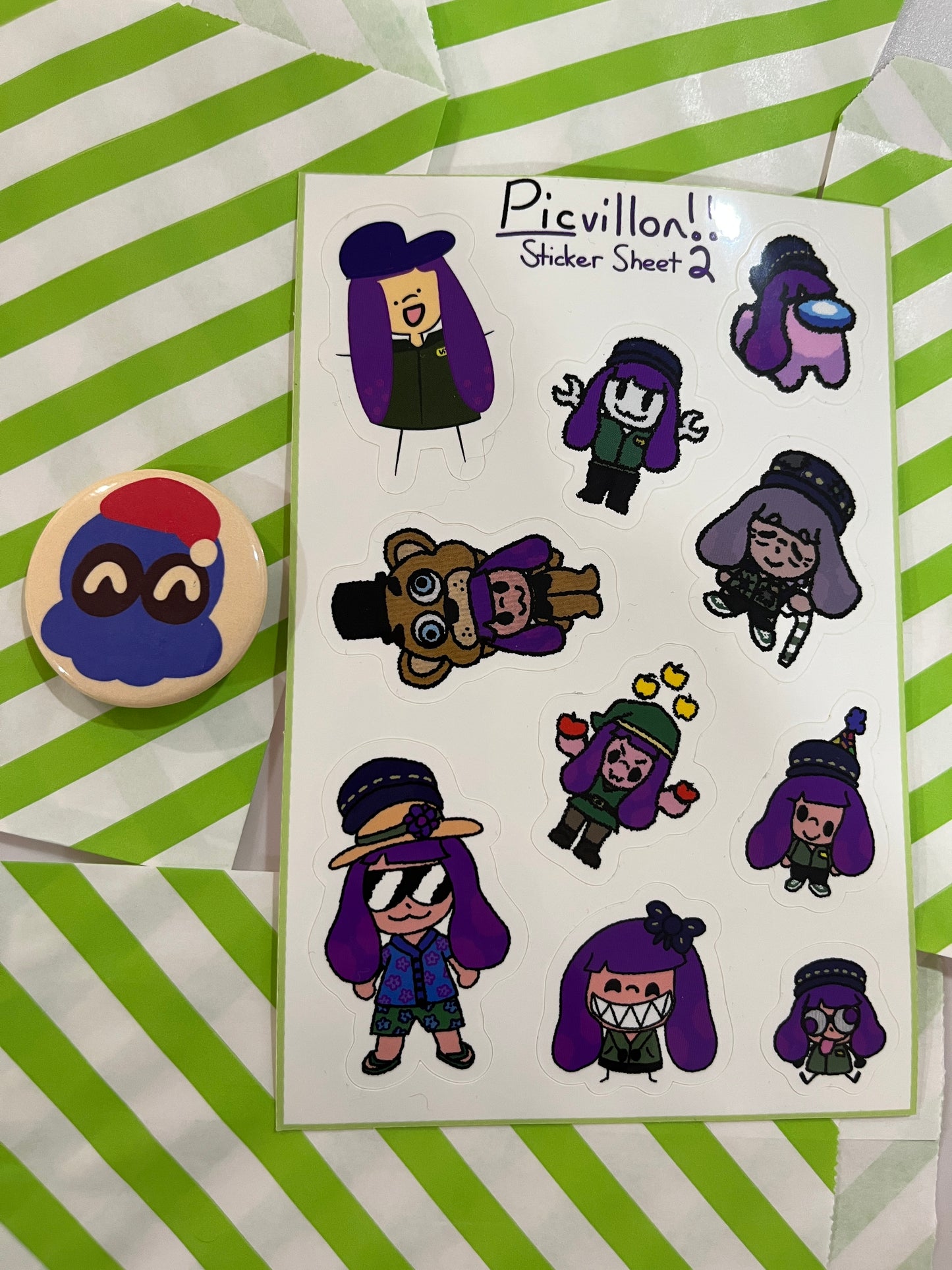 Picvillon Sticker Sheet [Series 2] 4x6”